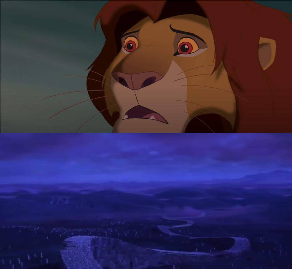 Simba Sees All the Trees Gone by YoshiDinosaurus on DeviantArt
