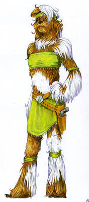 Wookiee Color Sketch