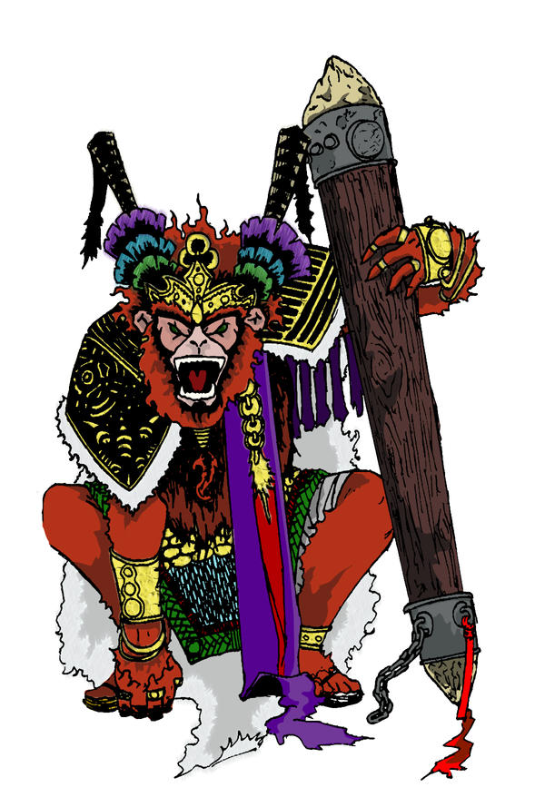 Monkey King WIP by neckbone1911 on DeviantArt
