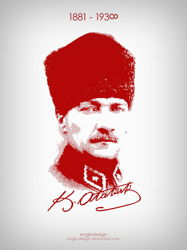 mustafa kemal ataturk by engin design