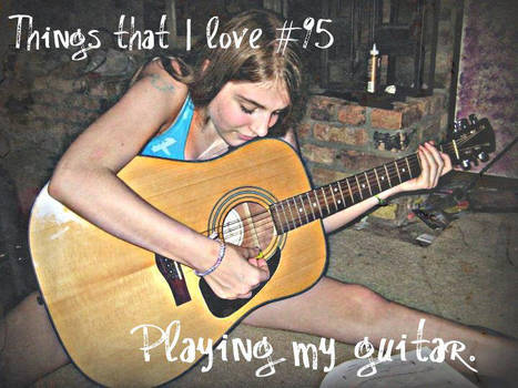 Playing My Guitar