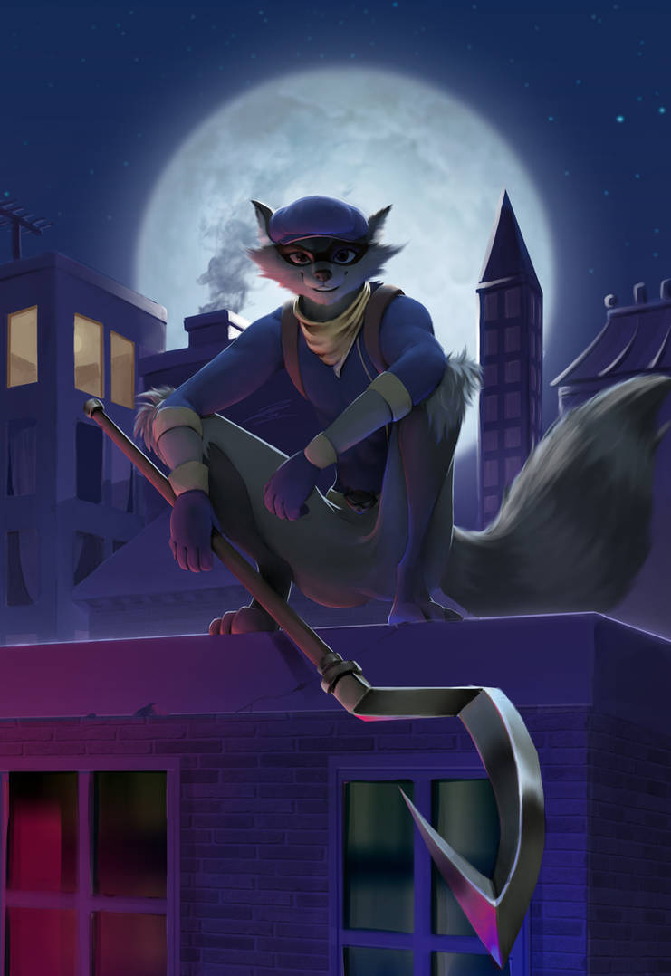 Sly Drawing Sly Cooper by KellyTournaire on DeviantArt