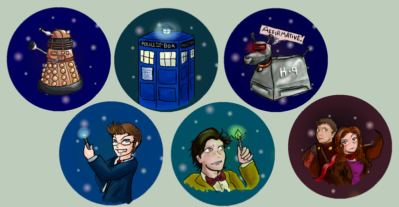 Doctor Who Pins