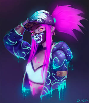 K/DA Akali - Neon Version