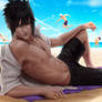 Beach Sasuke