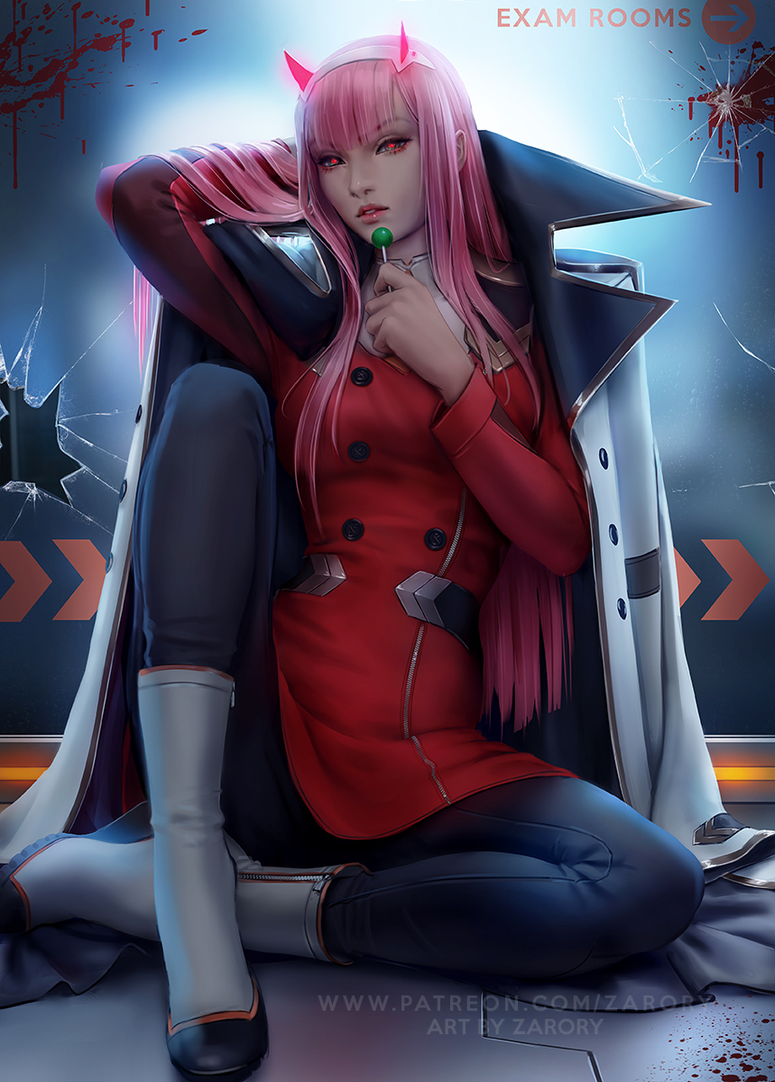 Zero Two by Zarory on DeviantArt