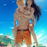 Beach Day Naruto and Hinata