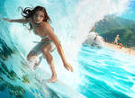 Beach Day Katara by Zarory