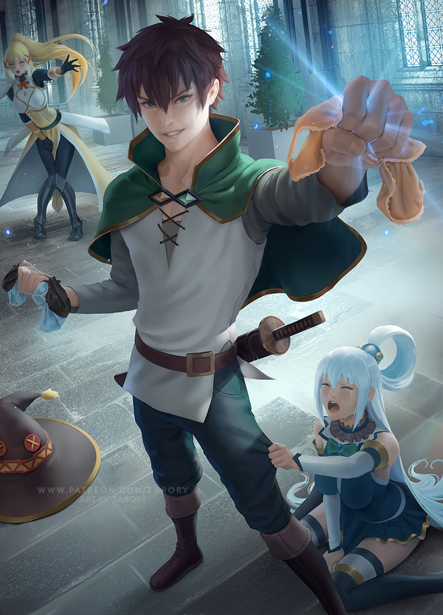 Kazuma Konosuba, an art print by Illust Artz - INPRNT