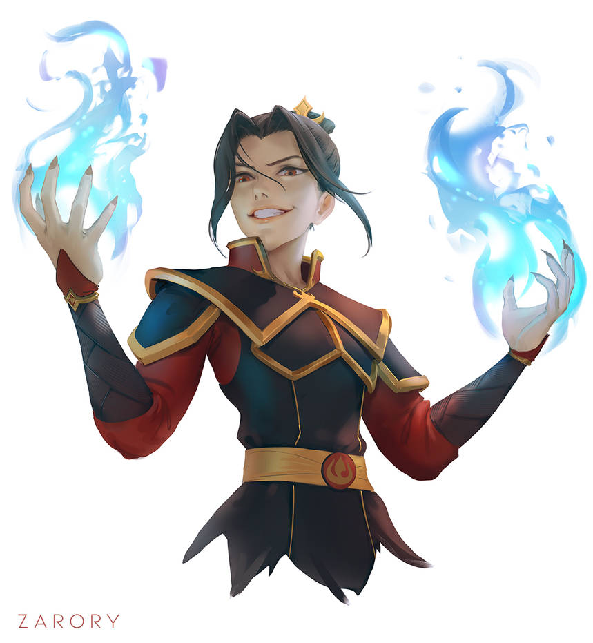 Azula With Azula Sketch by Zarory on DeviantArt