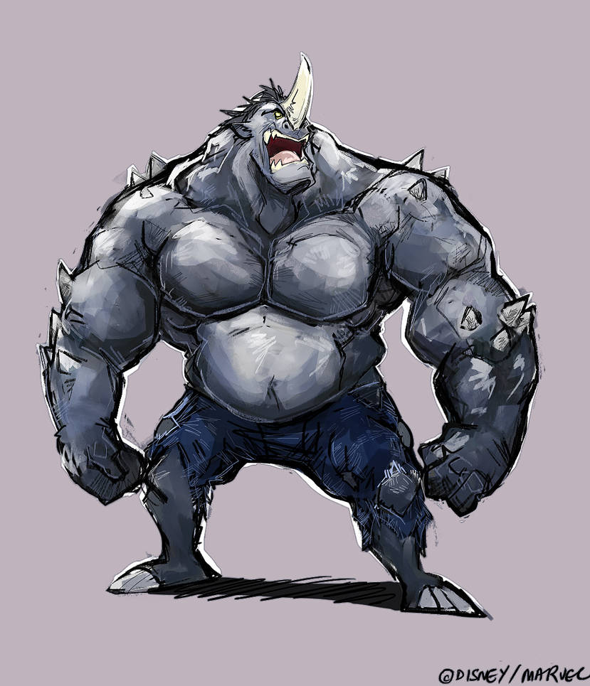 The Rhino by aokamidu on DeviantArt