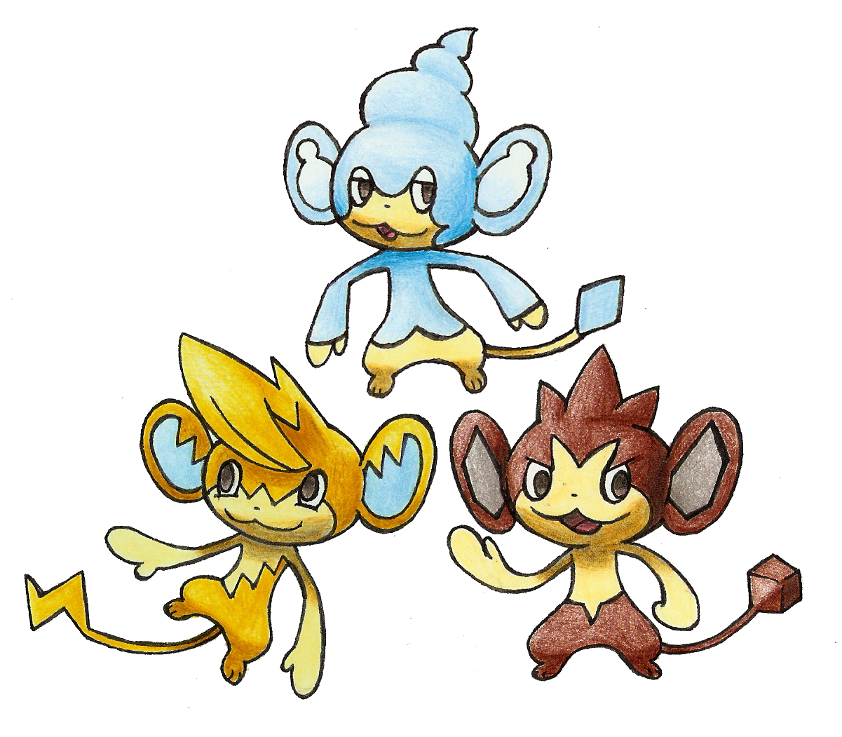 Monkeys Cartoon Deviantart More monkeys by FakeMakeT on DeviantArt