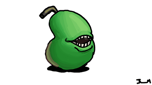 Laughing pear of Salamanca