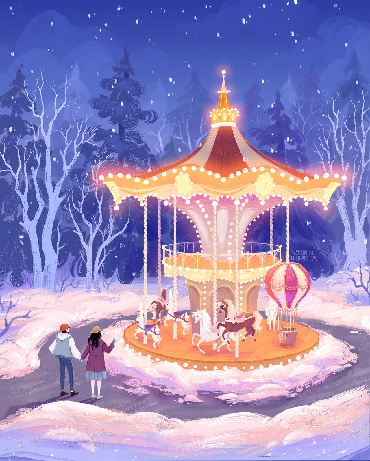 Magic carousel by vechernika on DeviantArt