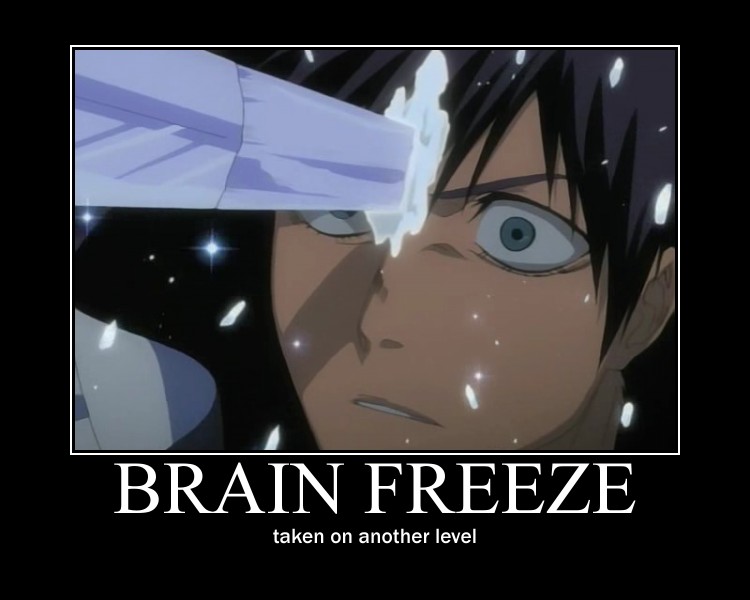 Brain freeze