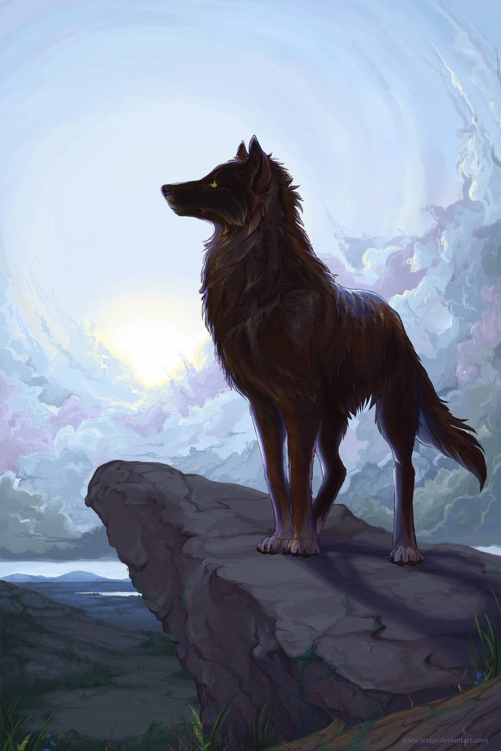 Brad's Wolf by QuietLittleLeaf on DeviantArt