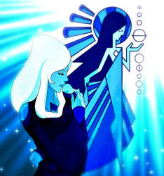 Sparkling Blue Diamond