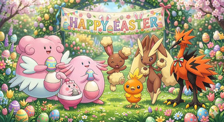 Happy Easter - inspired by thejaleonard