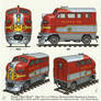 Fantasy Speeder - Santa Fe Warbonnet livery
