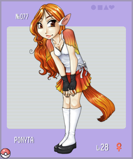 Ponyta Gijinka