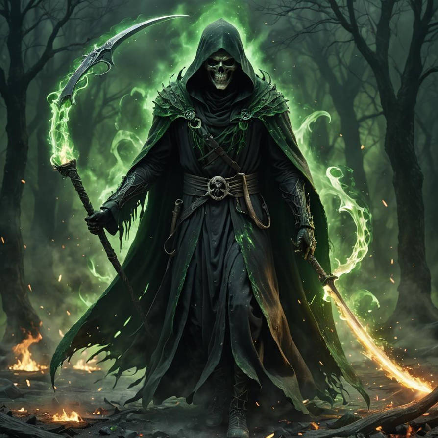 Reaper Running The Grim Reaper : where you running, punk? by embermagna on DeviantArt