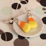 Candy Corn Earrings