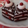 Black Forest Cake Earrings