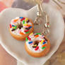 Sprinkled Donut Earrings