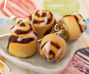 Cinnamon Roll Earrings