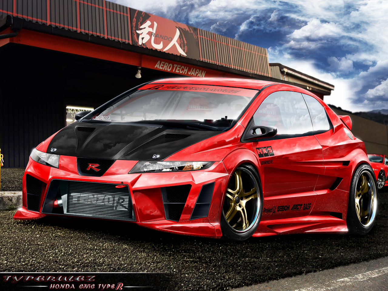 Honda Type R R3 honda civic type r 3 by typerulez on DeviantArt