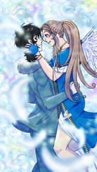 AR03 Arashi and Belldandy, Protected By Her Wings