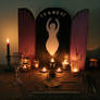 Goddess altar