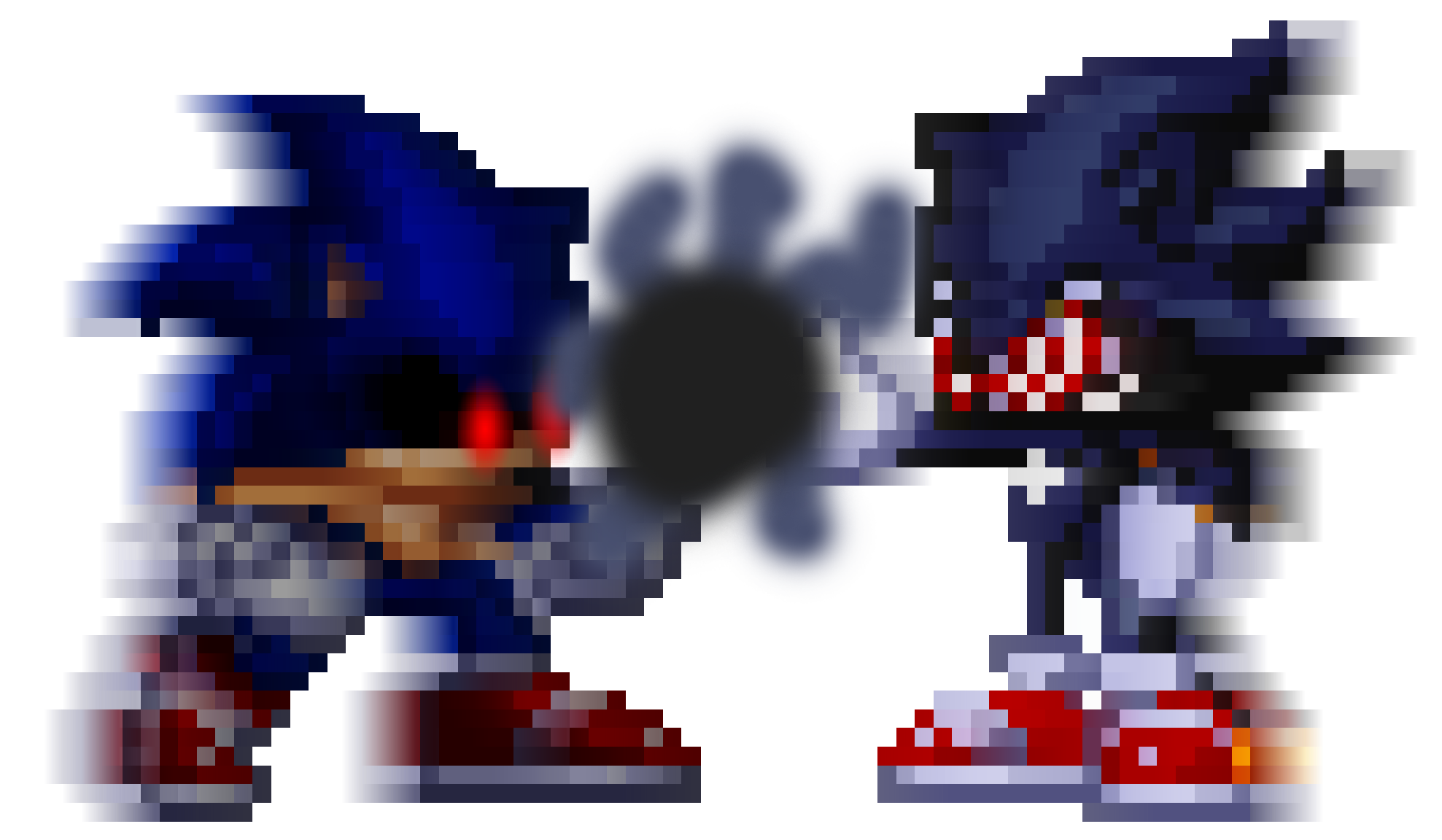 Dark Hyper Sonic and Dark Sonic.EXE vs Fleetway Super Sonic