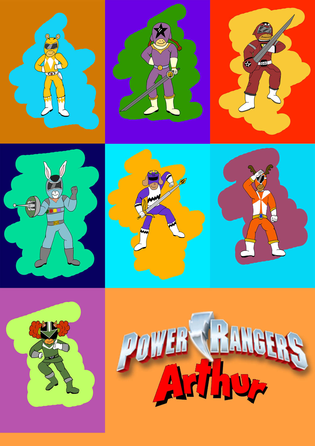 Arthur Power Rangers Parody (Part 1)