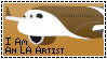 I Am An Living Aircraft Artist Stamp