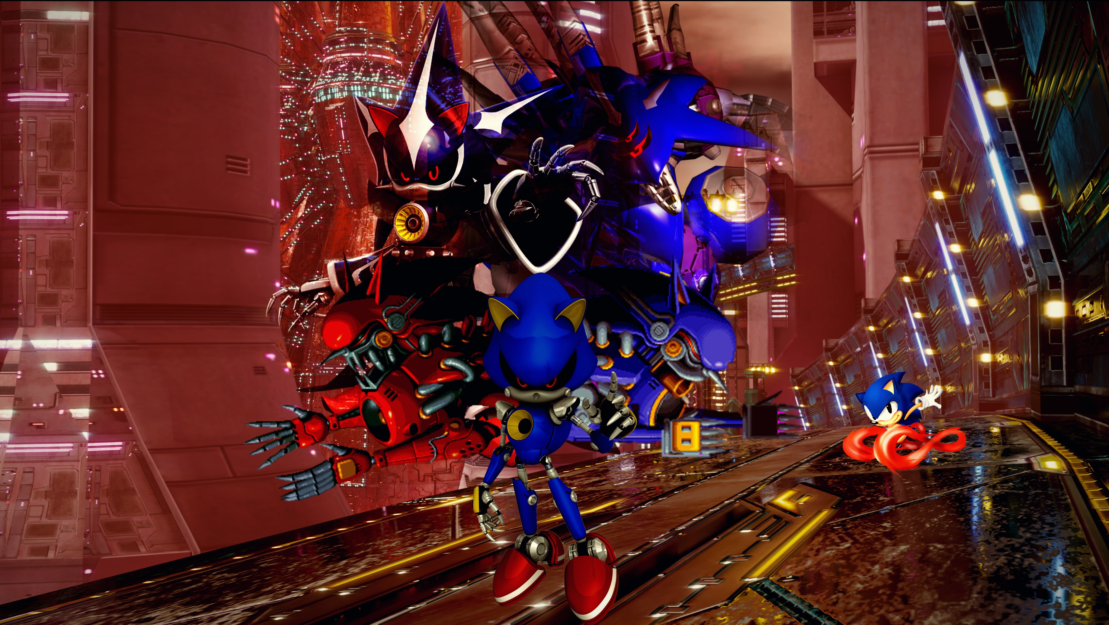 Metal Rivals The Rivals of Sonic I: Metal Sonic(1993) by WKDalekCat on DeviantArt