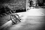 A lonely bike by WrappedUpInBooks