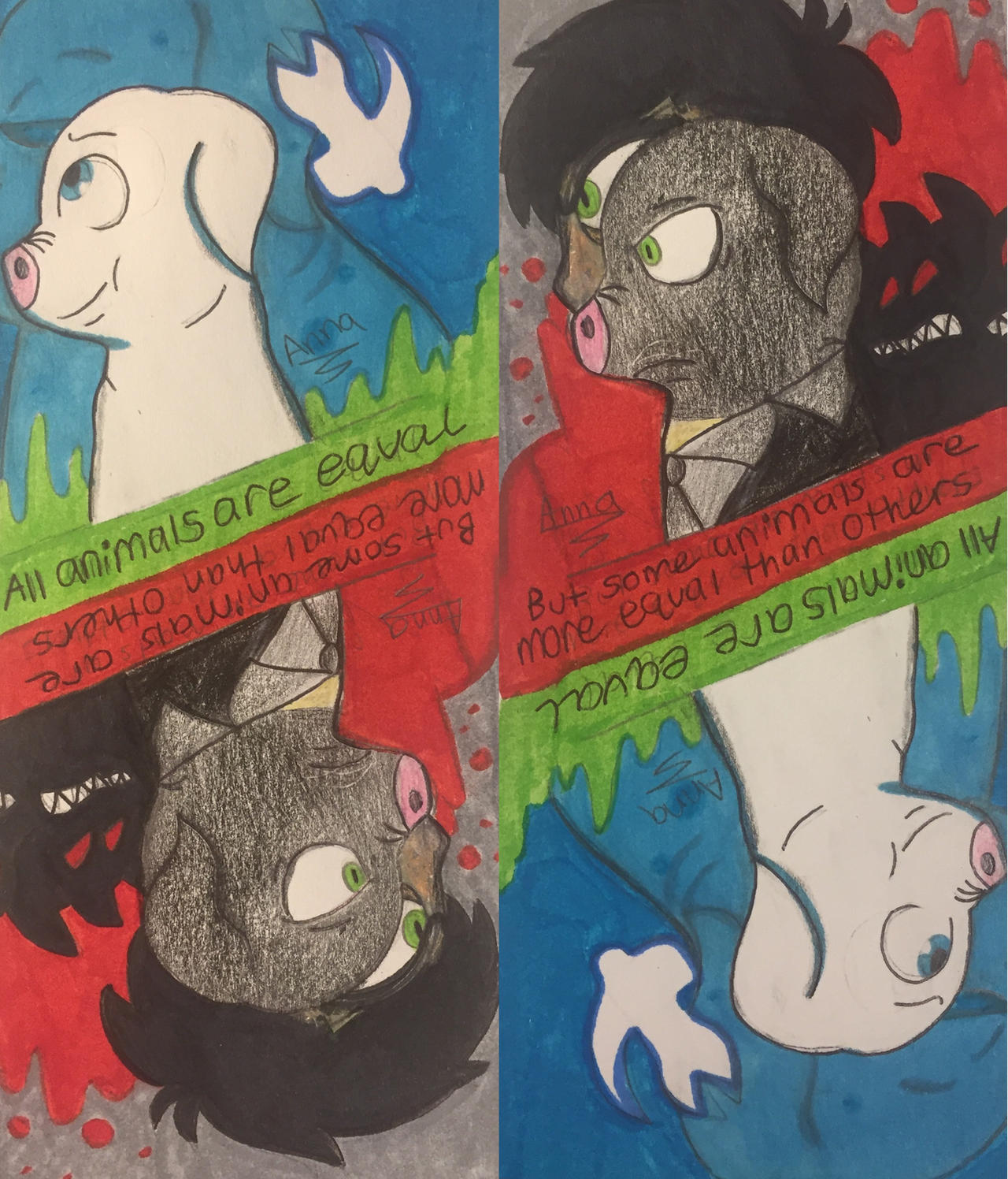 (Animal Farm) Snowball and Napoleon