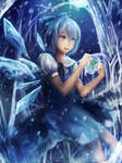 Christmast contest - Cirno the frozen fairy by xilveroxas