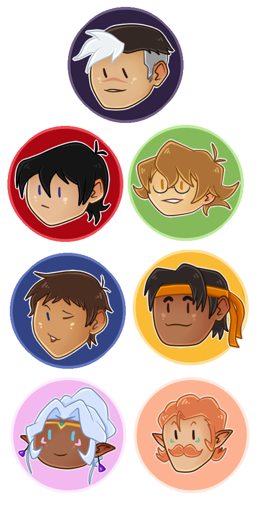 Voltron: Legendary Defender buttons