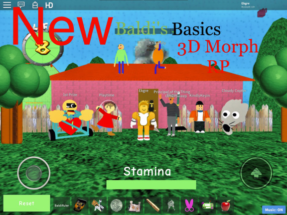 Baldi Basic Rp Welcome to the New Baldi's Basics 3D Morph RP Plus by Ekgre542 on ...