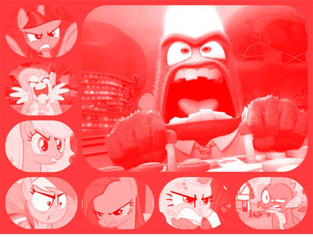 Mane 6 Emotions: Anger by britishchick09 on DeviantArt