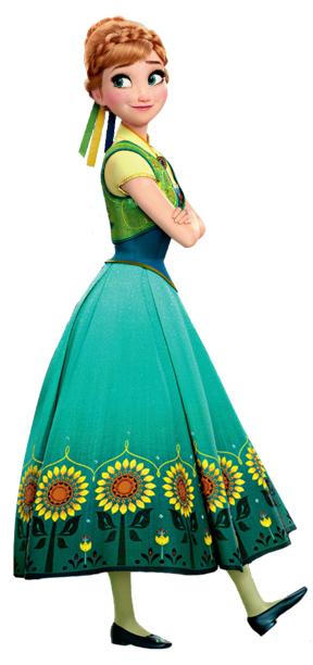 Frozen Fever Anna Standing Straight Up by britishchick09 on DeviantArt