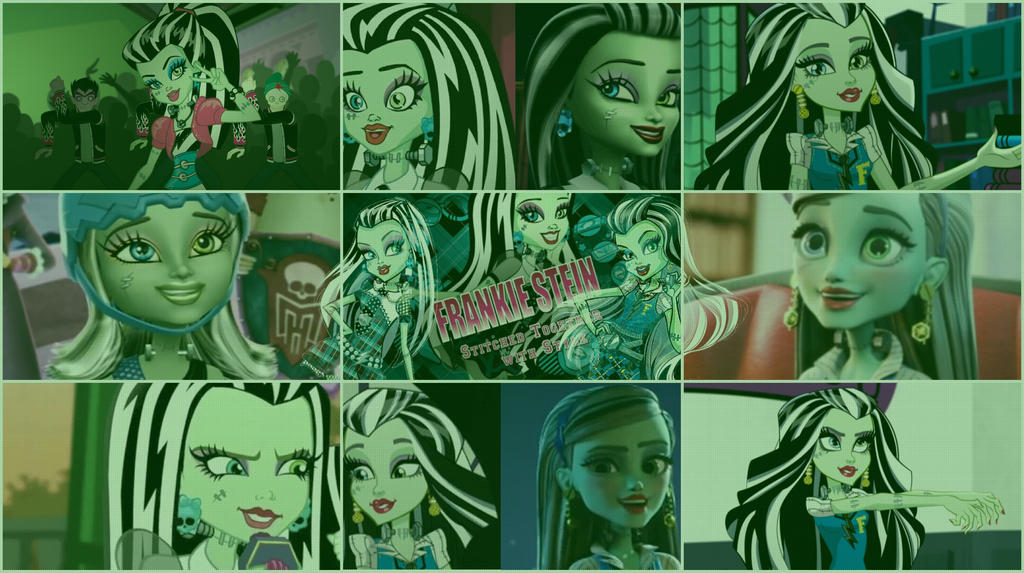 Monster High Frankie Stein Nail Art - wide 4