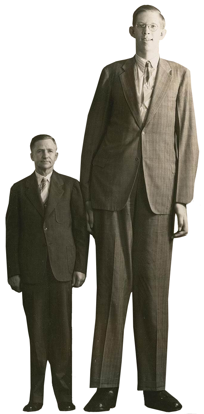 Robert Wadlow and His Dad Transparent Background by britishchick09 on ...