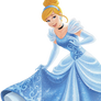 Cinderella Waving Transparent Background