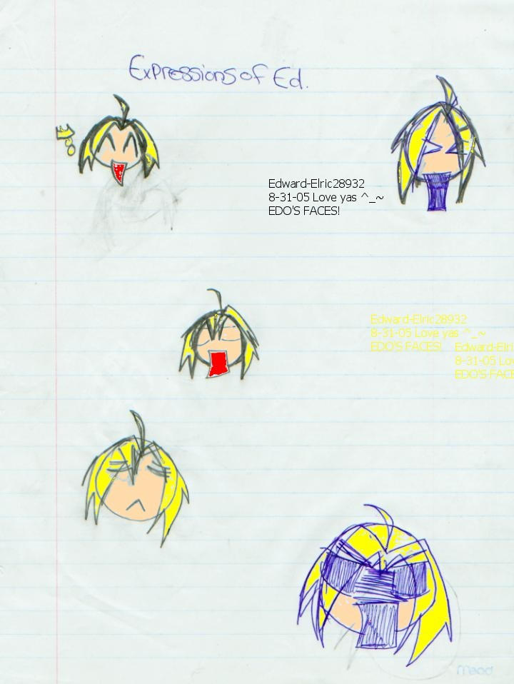 Eds faces by Edward-Elric28932 on DeviantArt