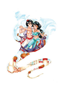 Jasmine and aladdin