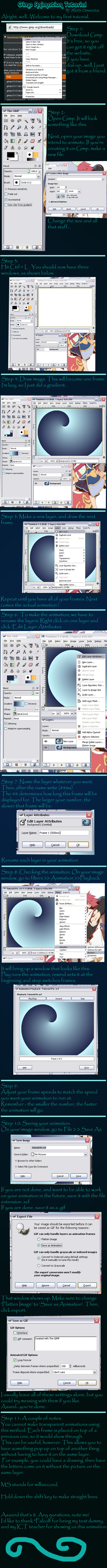 Gimp Animation Tutorial