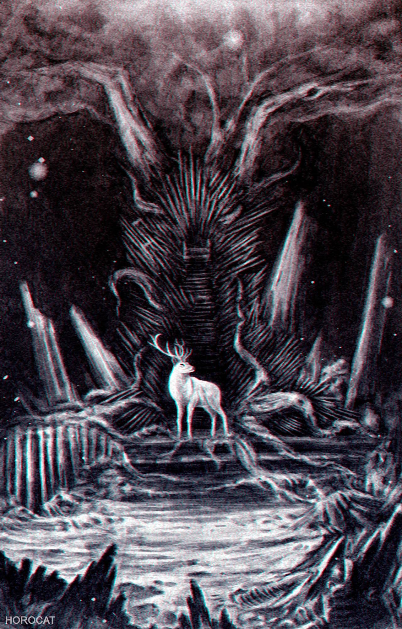 White deer and Iron Throne